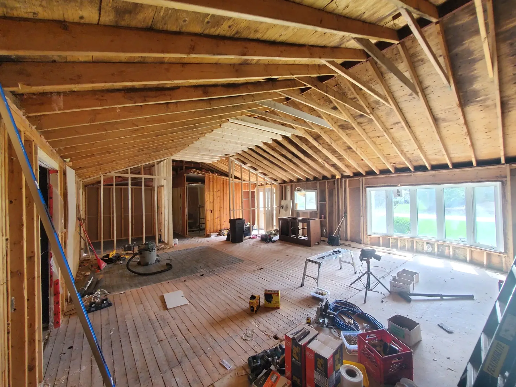 Ferreira structural framing and project management work in progress